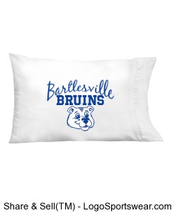 Bartlesville Bruins Pillow Case Design Zoom