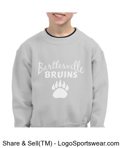 Bartlesville Bruins Kids Sweat Shirt Design Zoom