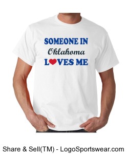 Someone In Oklahoma Loves me T-shirt Design Zoom