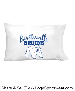 Bruins Sleepy Time Bear Pillow Case Design Zoom